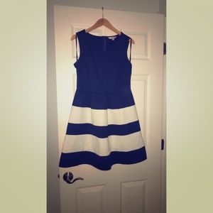 Navy&White Stripe Dress
